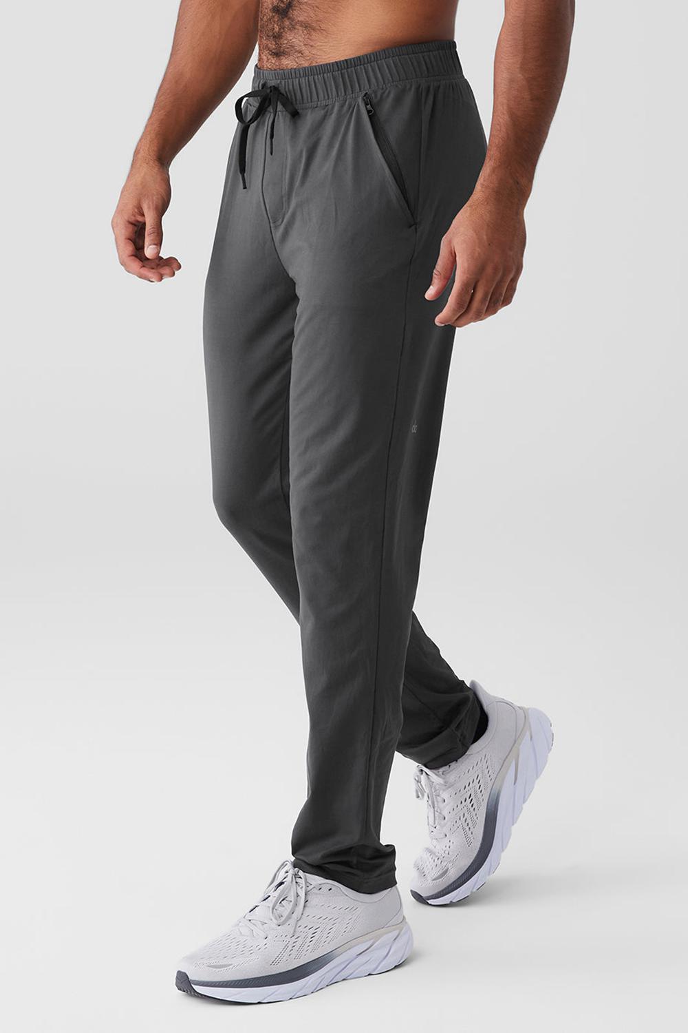 Pantalon Alo Yoga Conquer Pulse Hombre Anthracite | Colombia  FZTS-63179