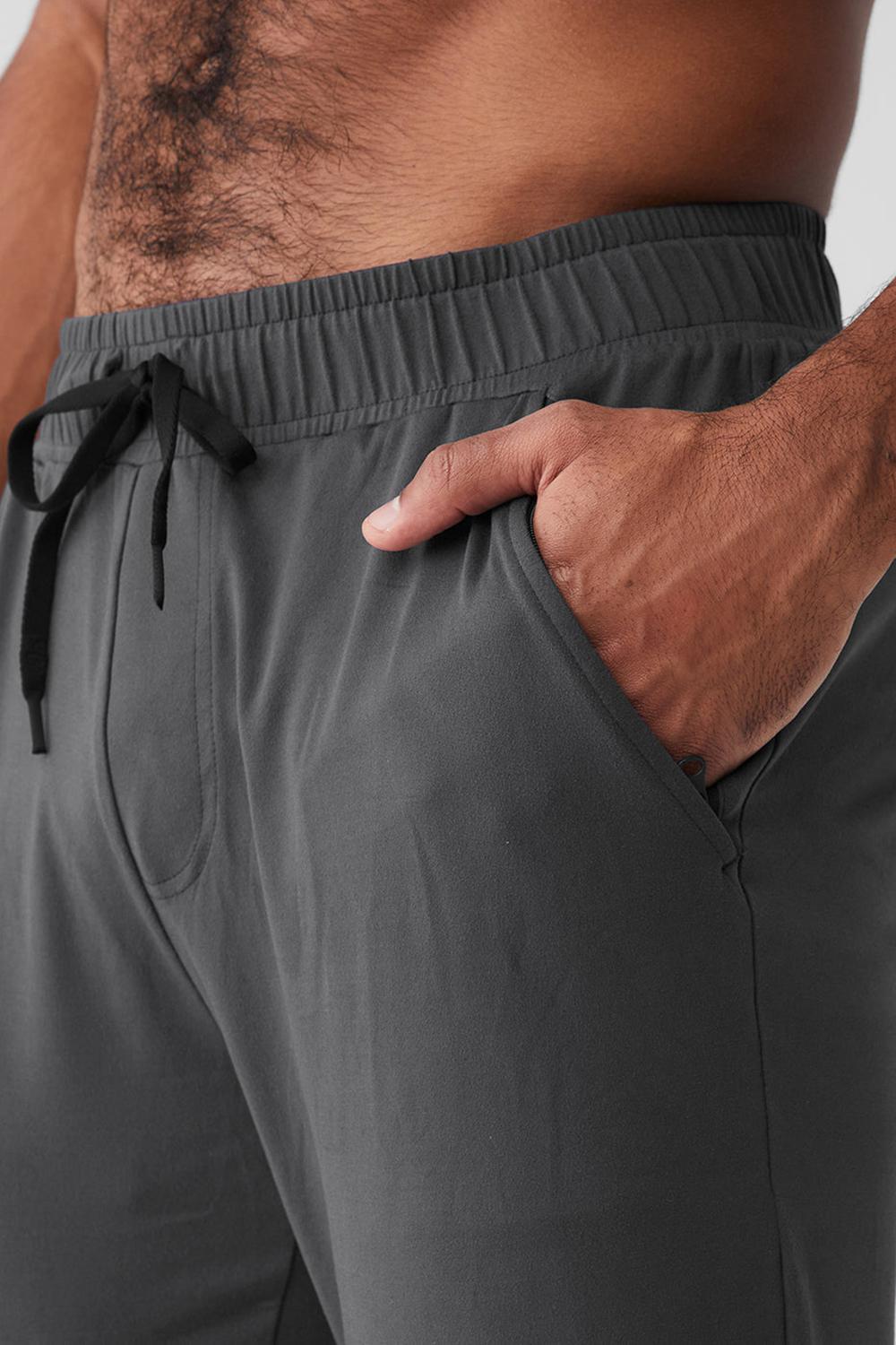Pantalon Alo Yoga Conquer Pulse Hombre Anthracite | Colombia  FZTS-63179