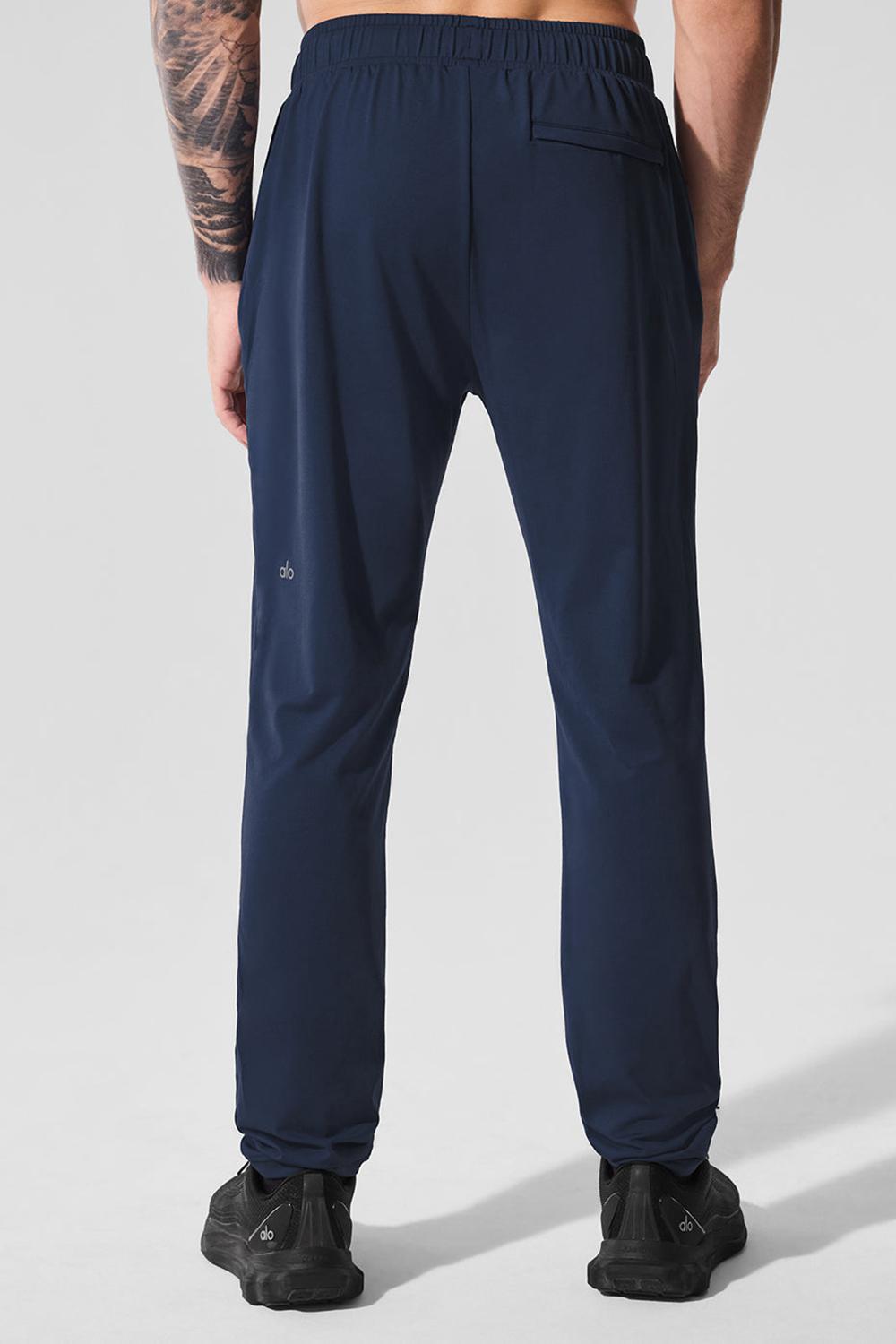Pantalon Alo Yoga Conquer Pulse Hombre Azul Marino | Colombia  PGVZ-08149