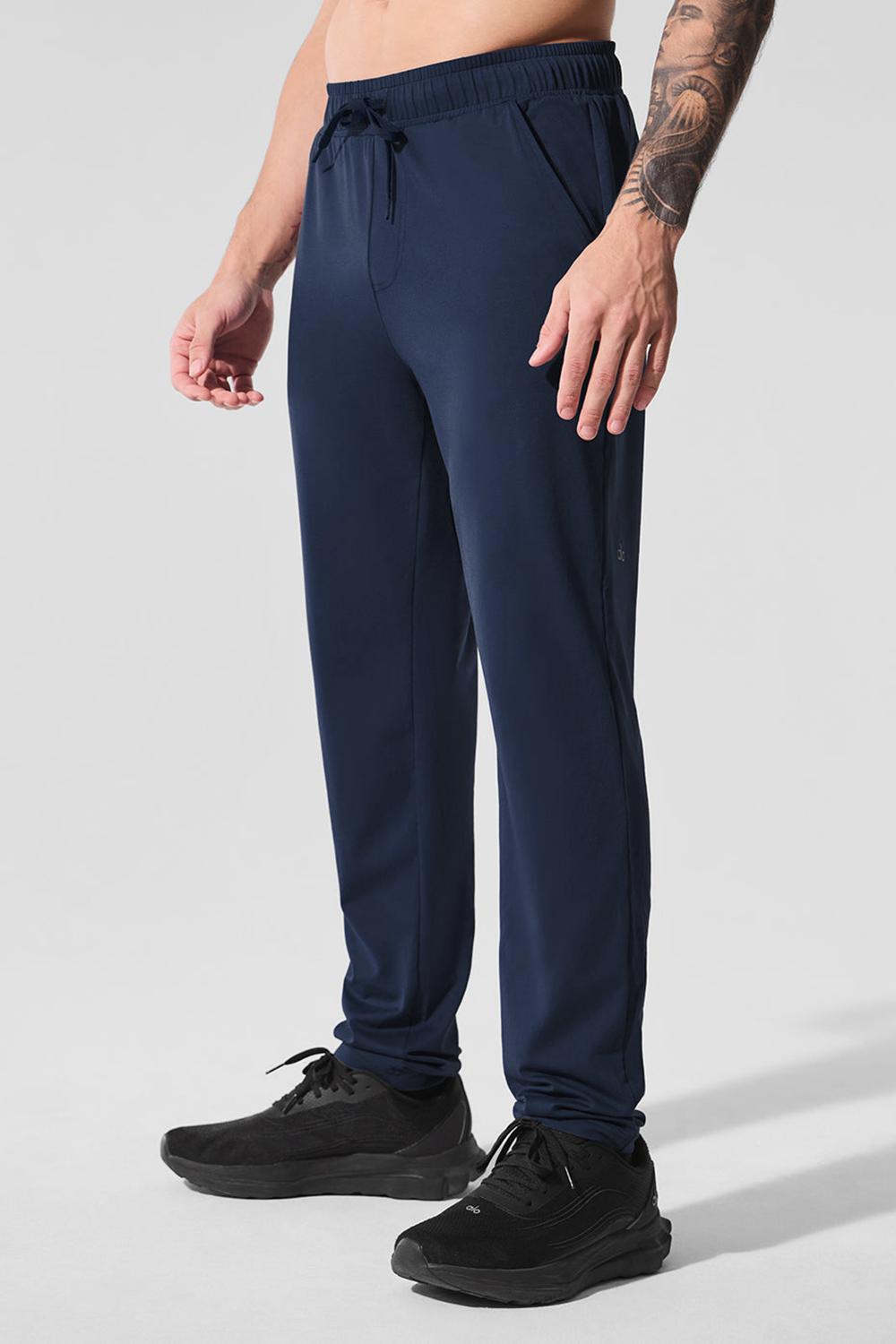 Pantalon Alo Yoga Conquer Pulse Hombre Azul Marino | Colombia  PGVZ-08149