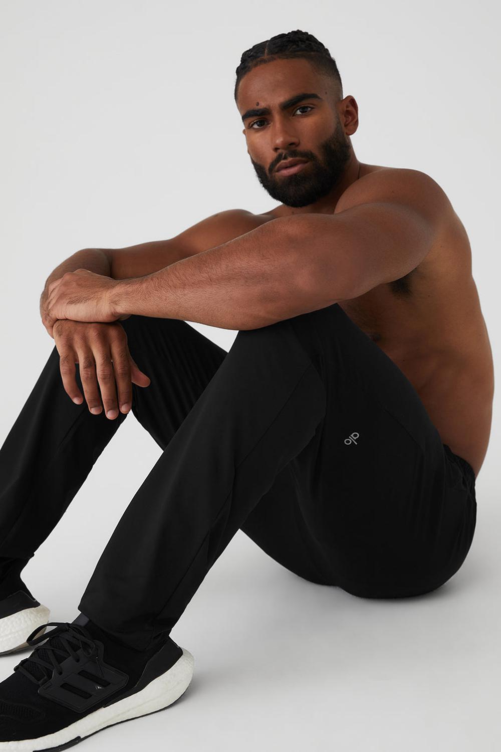 Pantalon Alo Yoga Conquer Pulse Hombre Negras | Colombia  KSOJ-75092