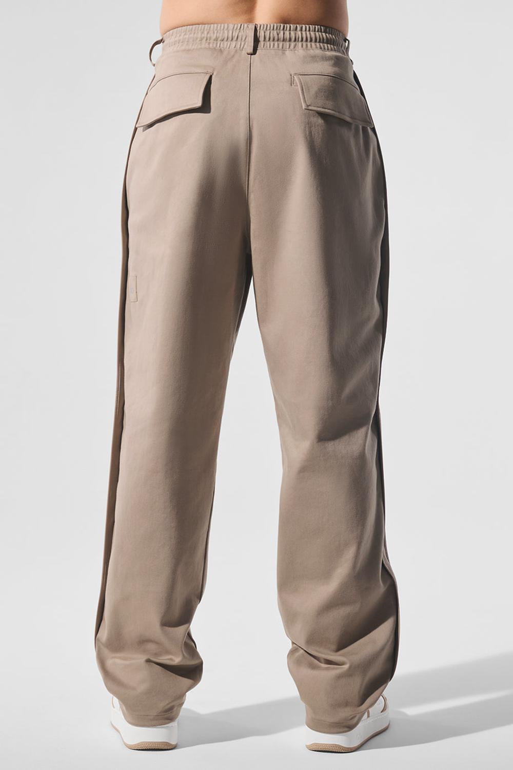 Pantalon Alo Yoga Edition Sueded Straight Leg Hombre Gravel | Colombia  FDRS-20168