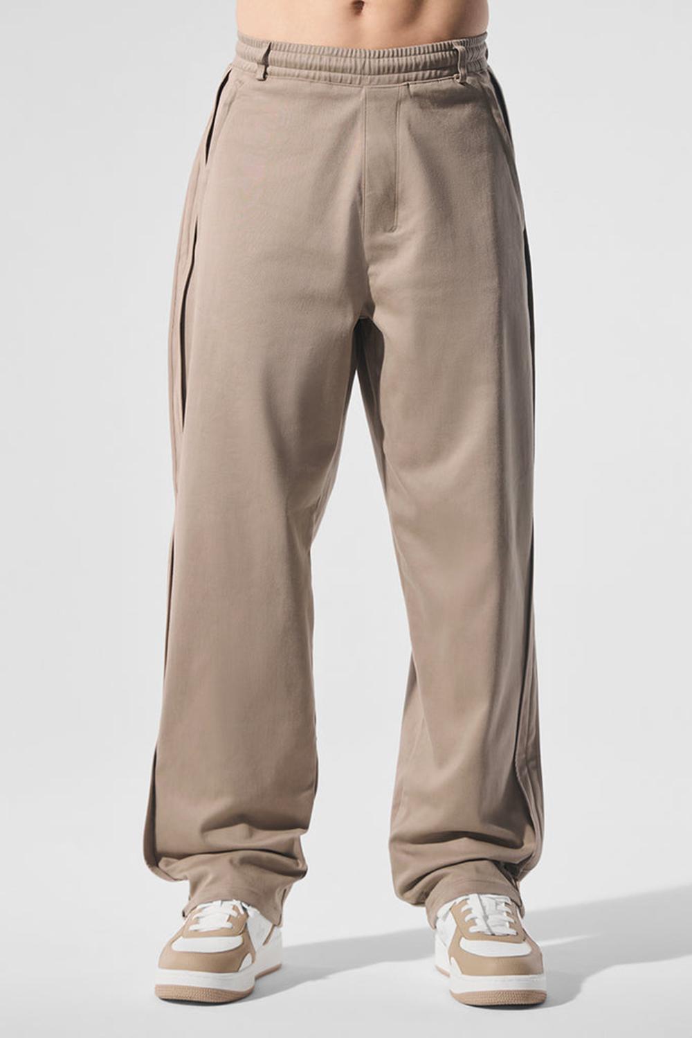 Pantalon Alo Yoga Edition Sueded Straight Leg Hombre Gravel | Colombia  FDRS-20168