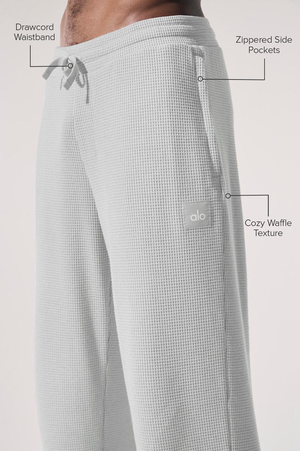 Pantalon Alo Yoga Elevate Waffle Straight Leg Hombre Gris | Colombia  BIFV-73421