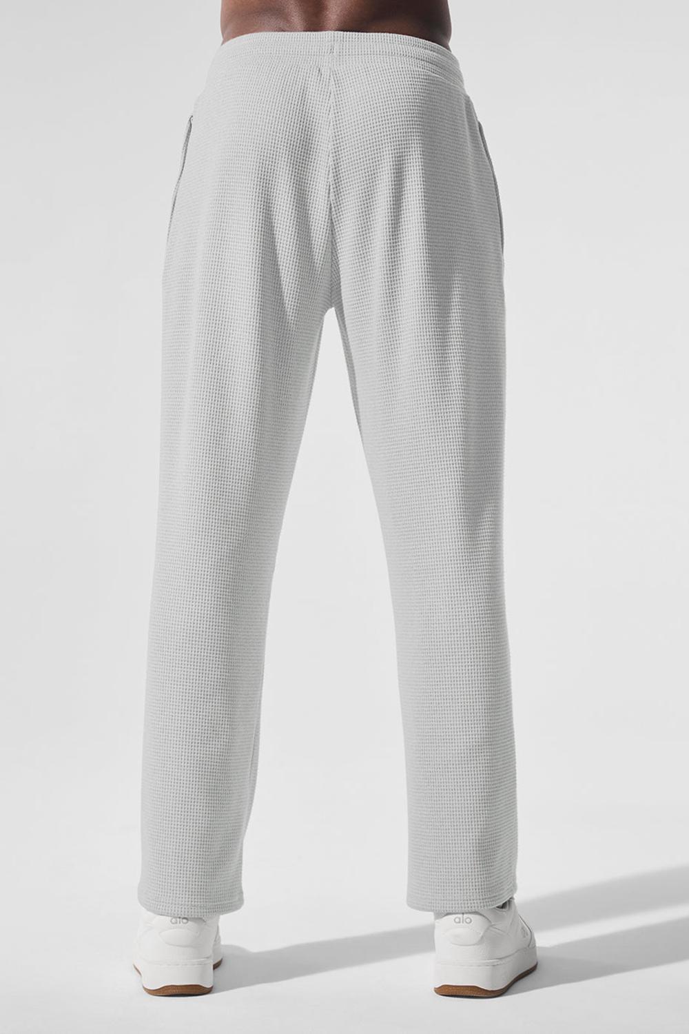 Pantalon Alo Yoga Elevate Waffle Straight Leg Hombre Gris | Colombia  BIFV-73421