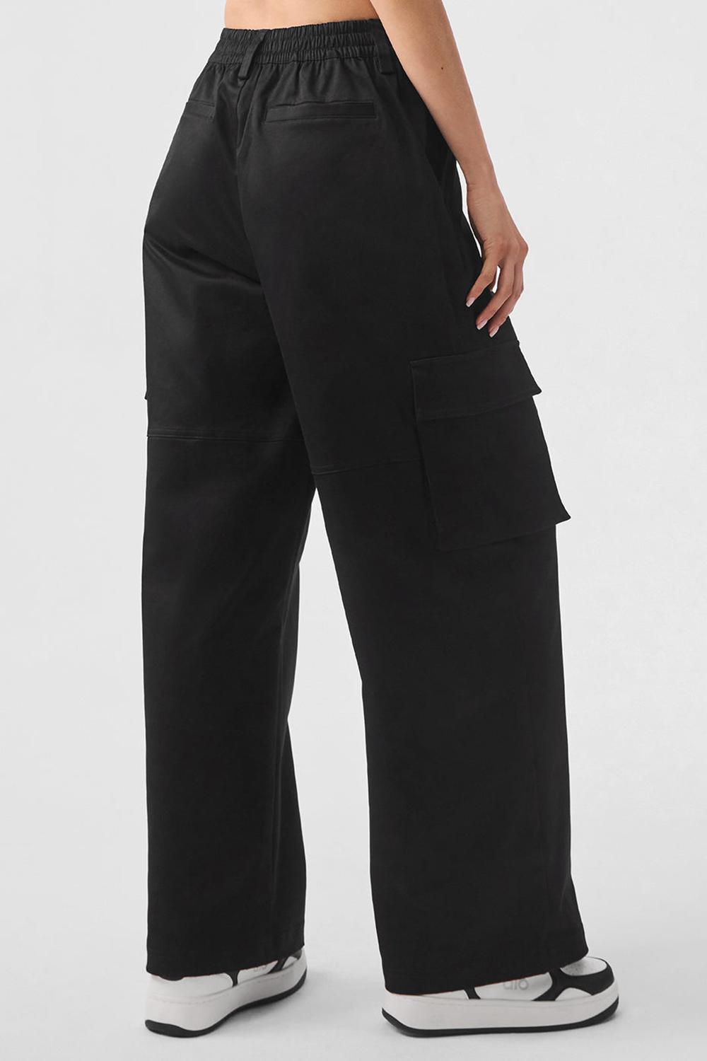 Pantalon Alo Yoga High-Waist Night Out Cargo Mujer Negras | Colombia  OULD-38024