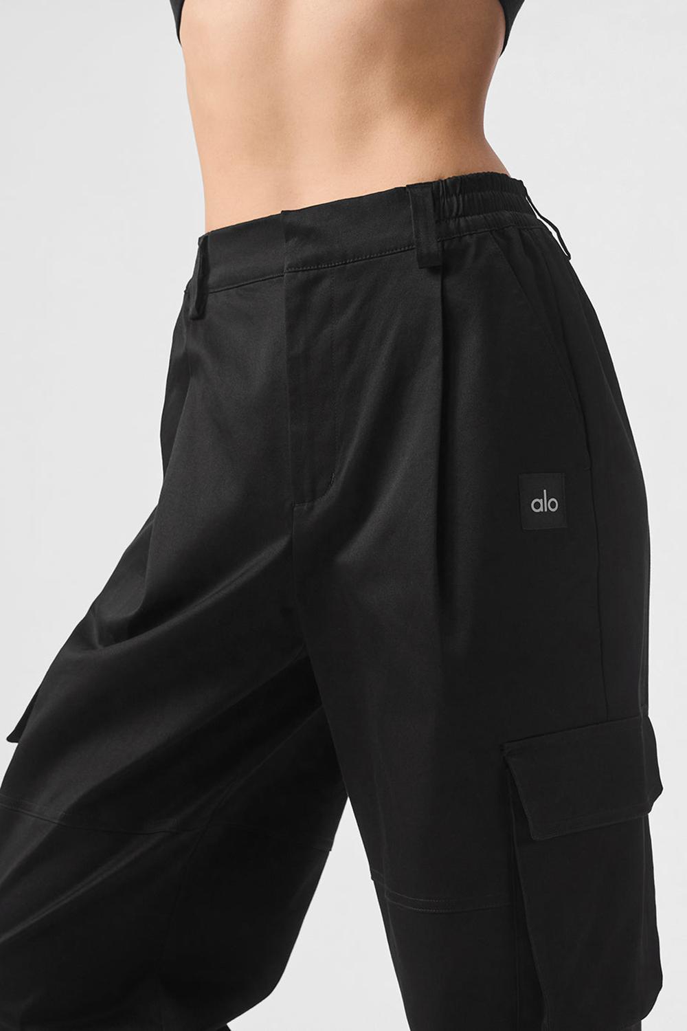 Pantalon Alo Yoga High-Waist Night Out Cargo Mujer Negras | Colombia  OULD-38024