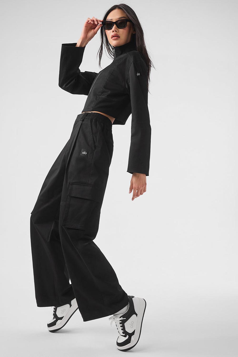 Pantalon Alo Yoga High-Waist Night Out Cargo Mujer Negras | Colombia  OULD-38024