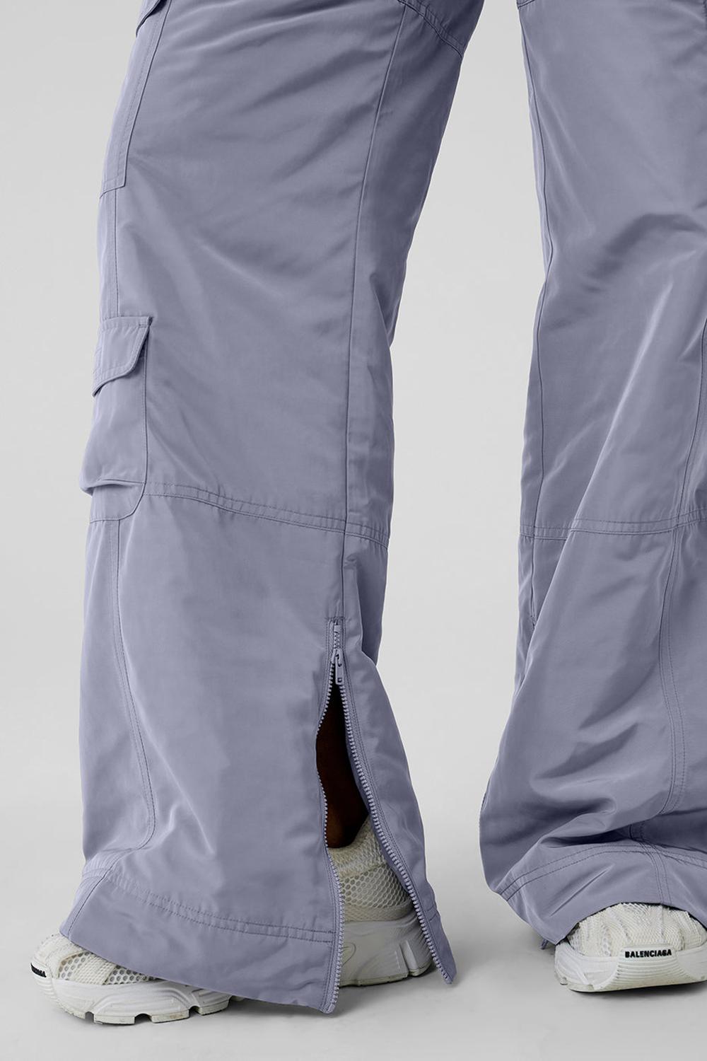 Pantalon Alo Yoga High-Waist Ski-Moto Mujer Fog | Colombia  AUJG-56102