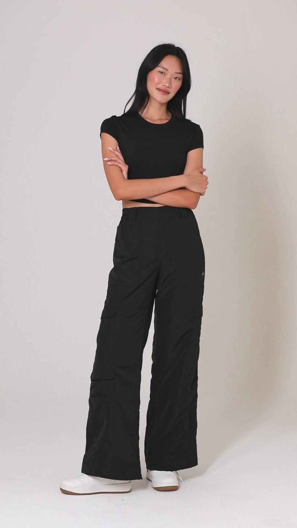 Pantalon Alo Yoga High-Waist Ski-Moto Mujer Fog | Colombia  AUJG-56102