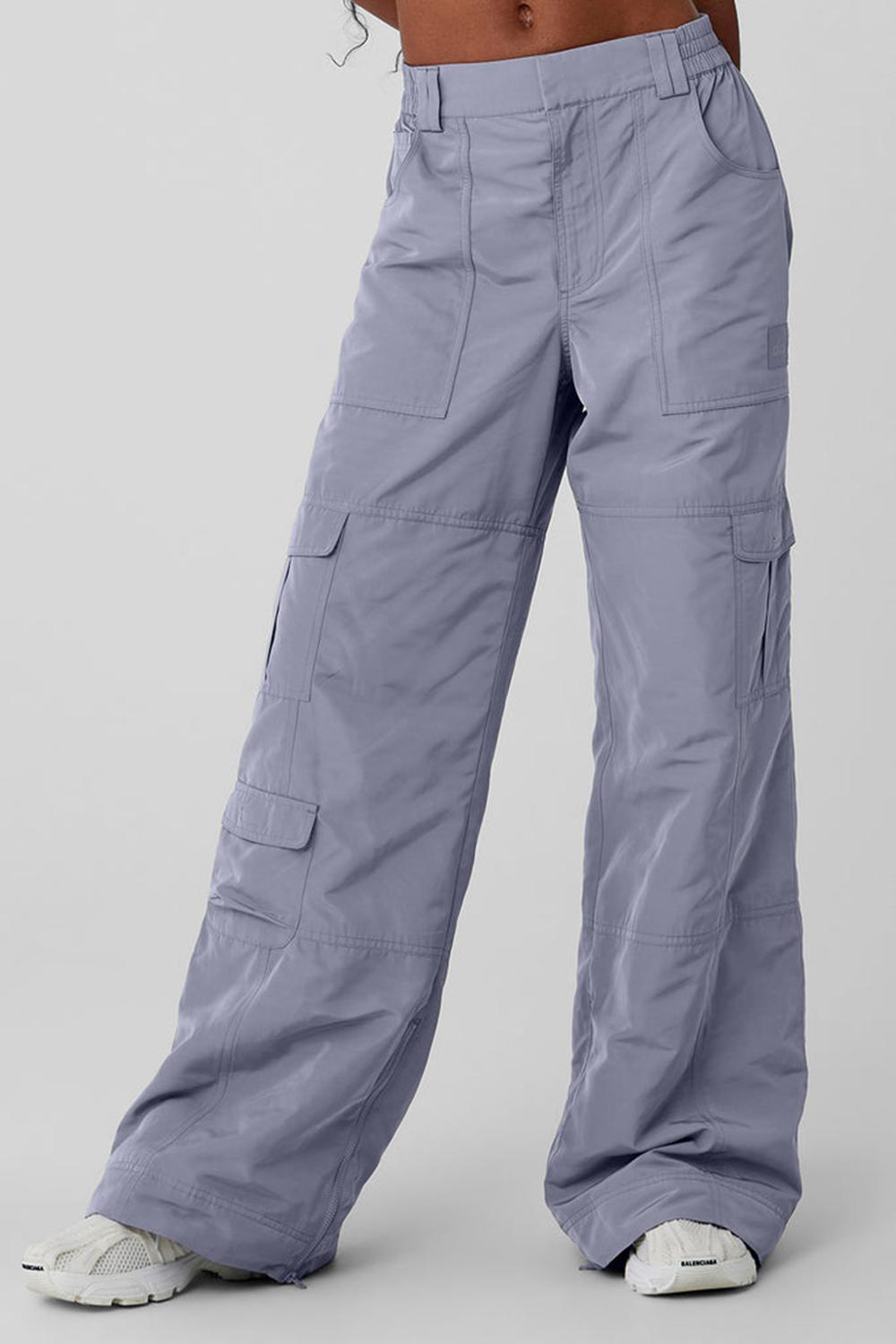 Pantalon Alo Yoga High-Waist Ski-Moto Mujer Fog | Colombia  AUJG-56102