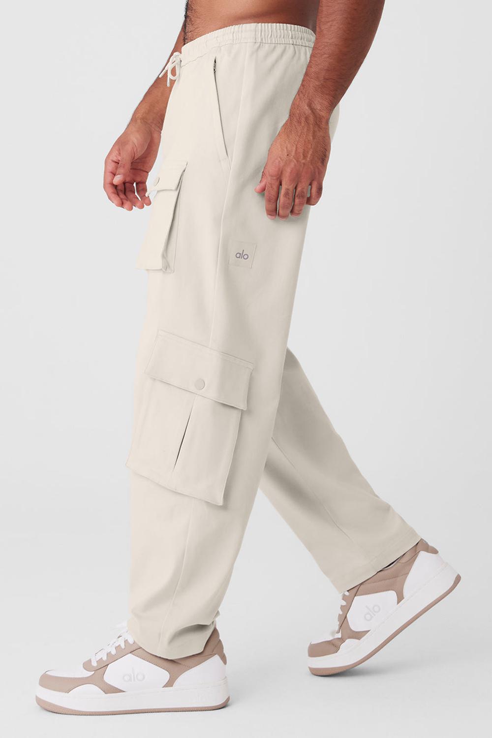Pantalon Alo Yoga Northstar Cargo Hombre Bone | Colombia  IXKE-28435