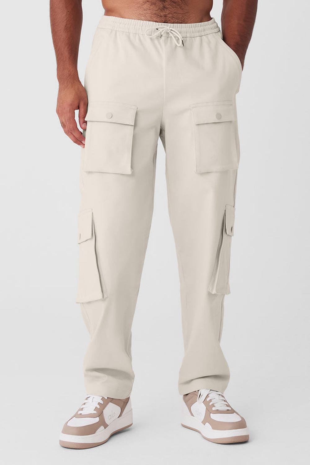 Pantalon Alo Yoga Northstar Cargo Hombre Bone | Colombia  IXKE-28435