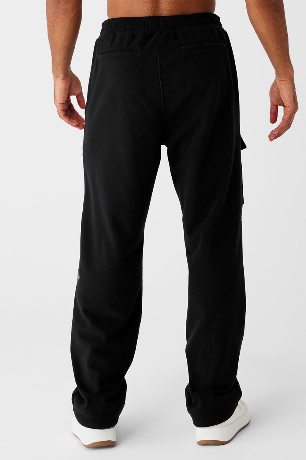 Pantalon Alo Yoga Polar Fleece Ridge Cargos Hombre Negras | Colombia  DWRK-87951