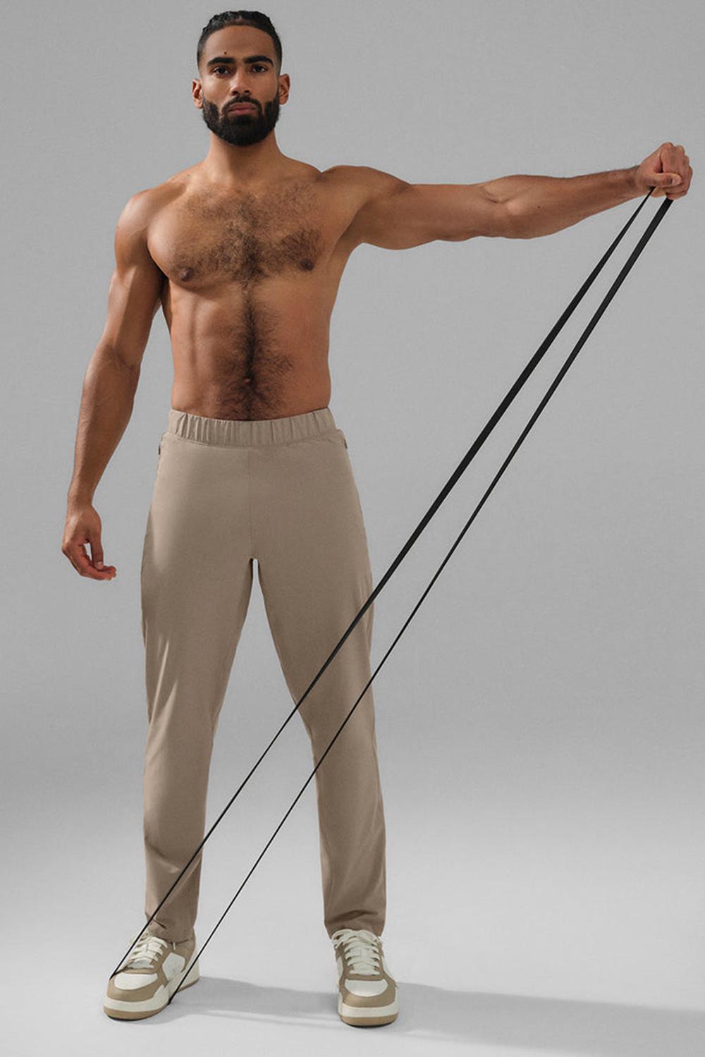 Pantalon Alo Yoga Repetition Hombre Gravel | Colombia  KWPM-19837