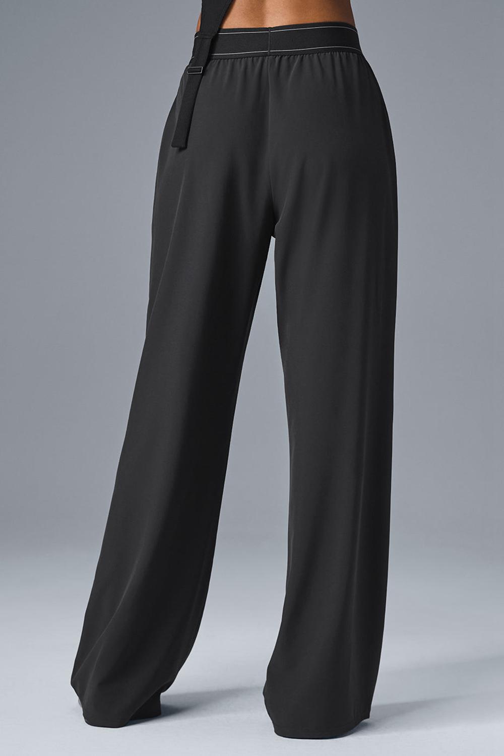 Pantalon Alo Yoga Suit Up (Long) Mujer Negras | Colombia  CBUG-37409