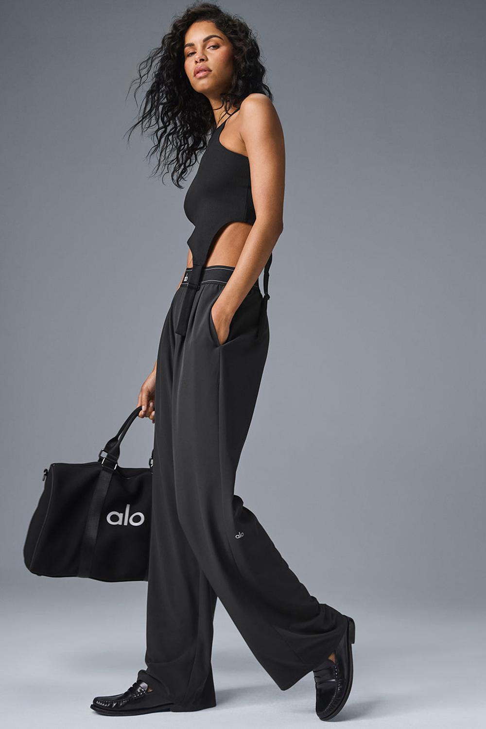 Pantalon Alo Yoga Suit Up (Long) Mujer Negras | Colombia  CBUG-37409