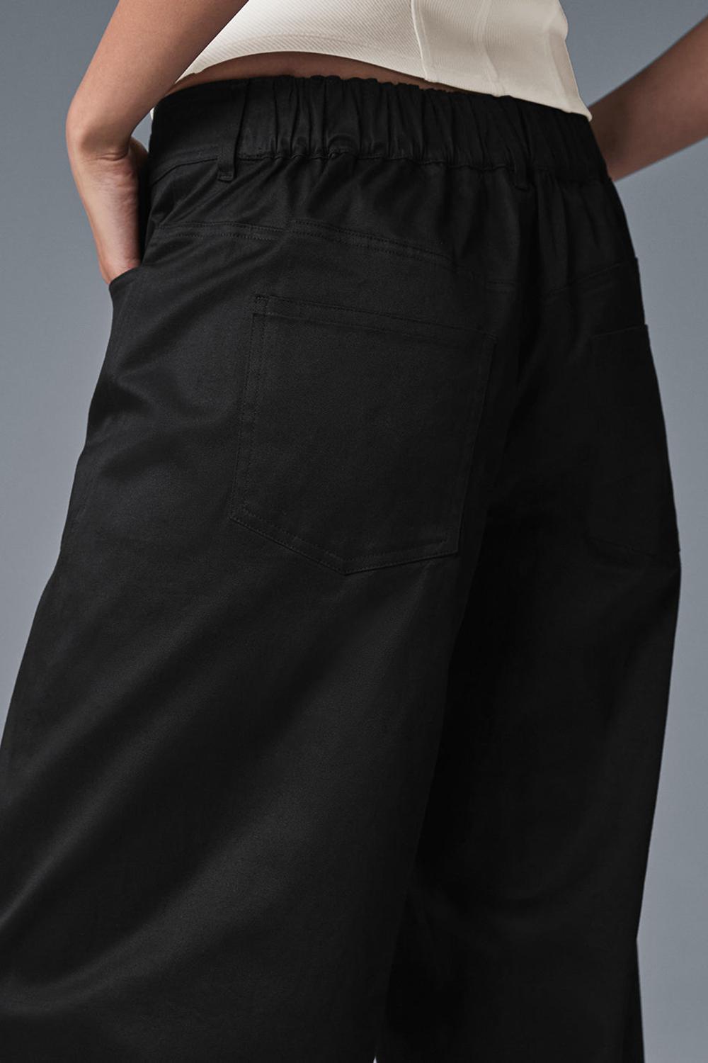 Pantalon Alo Yoga Wanderlust Wide Leg Mujer Negras | Colombia  ZJFE-20135