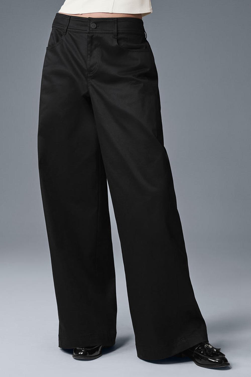 Pantalon Alo Yoga Wanderlust Wide Leg Mujer Negras | Colombia  ZJFE-20135