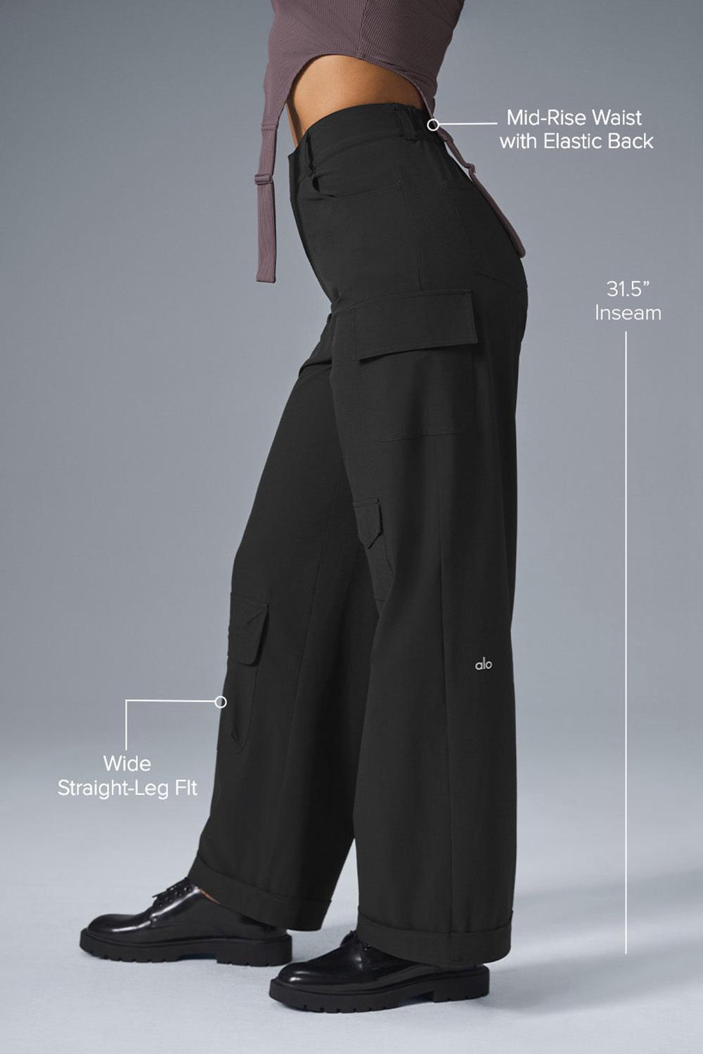 Pantalon Alo Yoga Workwear Cargo Mujer Negras | Colombia  QPVN-89270