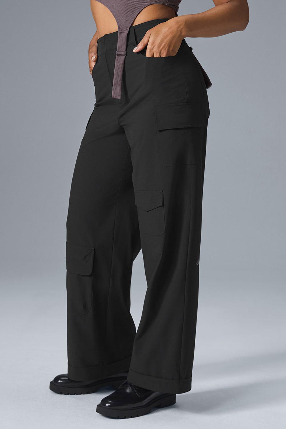 Pantalon Alo Yoga Workwear Cargo Mujer Negras | Colombia  QPVN-89270