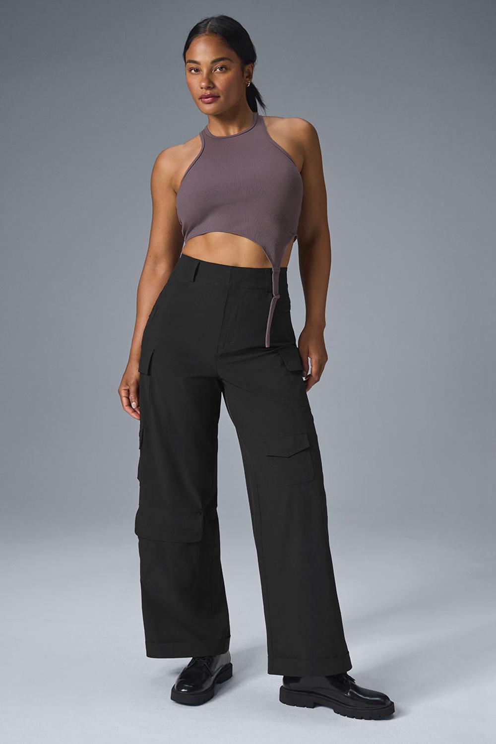 Pantalon Alo Yoga Workwear Cargo Mujer Negras | Colombia  QPVN-89270