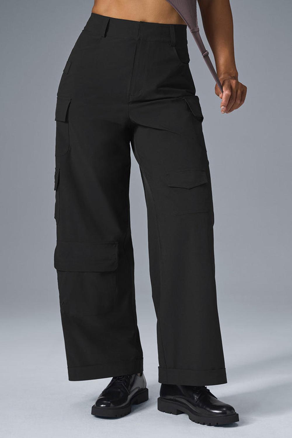 Pantalon Alo Yoga Workwear Cargo Mujer Negras | Colombia  QPVN-89270
