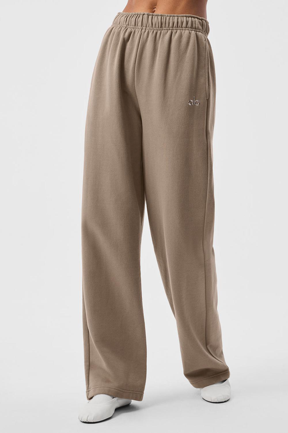 Pantalon Deportivo Alo Yoga Accolade Straight Leg Mujer Gravel | Colombia  BOEW-97236