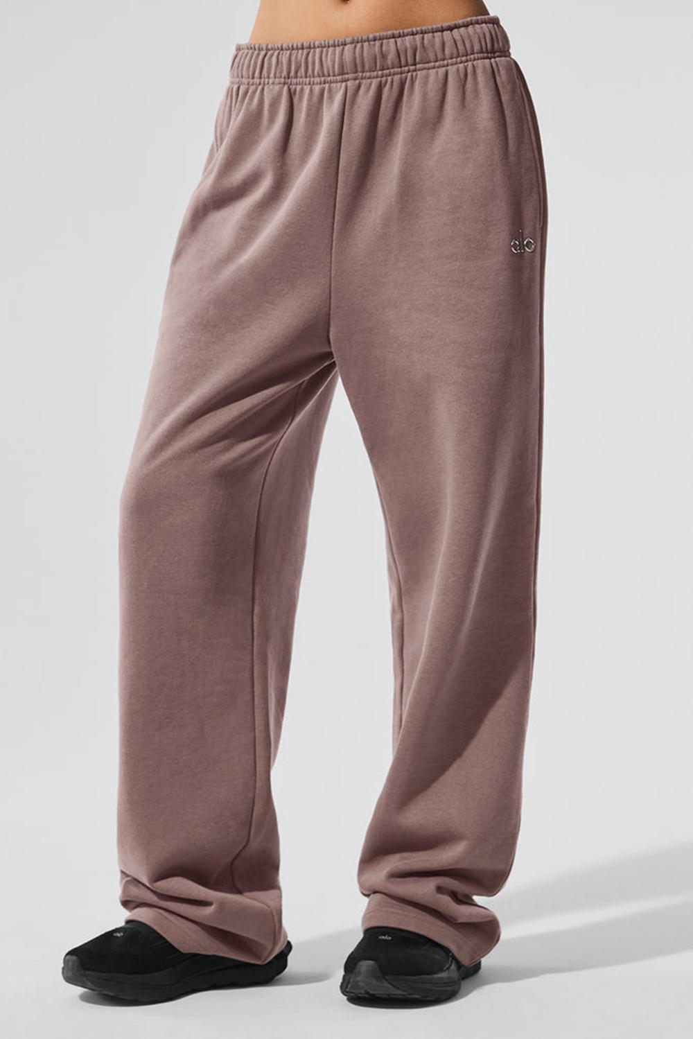 Pantalon Deportivo Alo Yoga Accolade Straight Leg Mujer Mushroom | Colombia  LYBR-35098