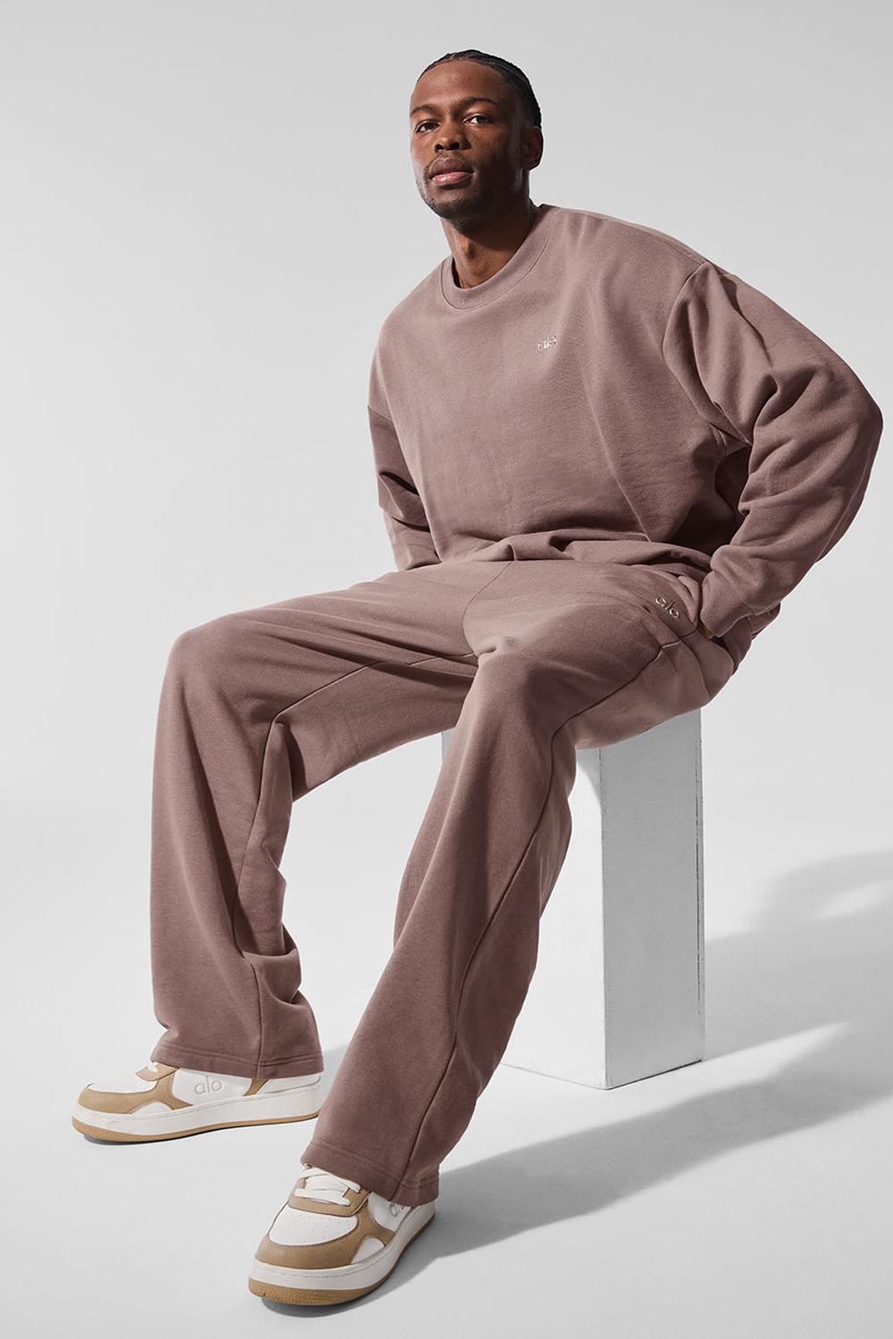 Pantalon Deportivo Alo Yoga Accolade Straight Leg Hombre Mushroom | Colombia  CAQI-26301