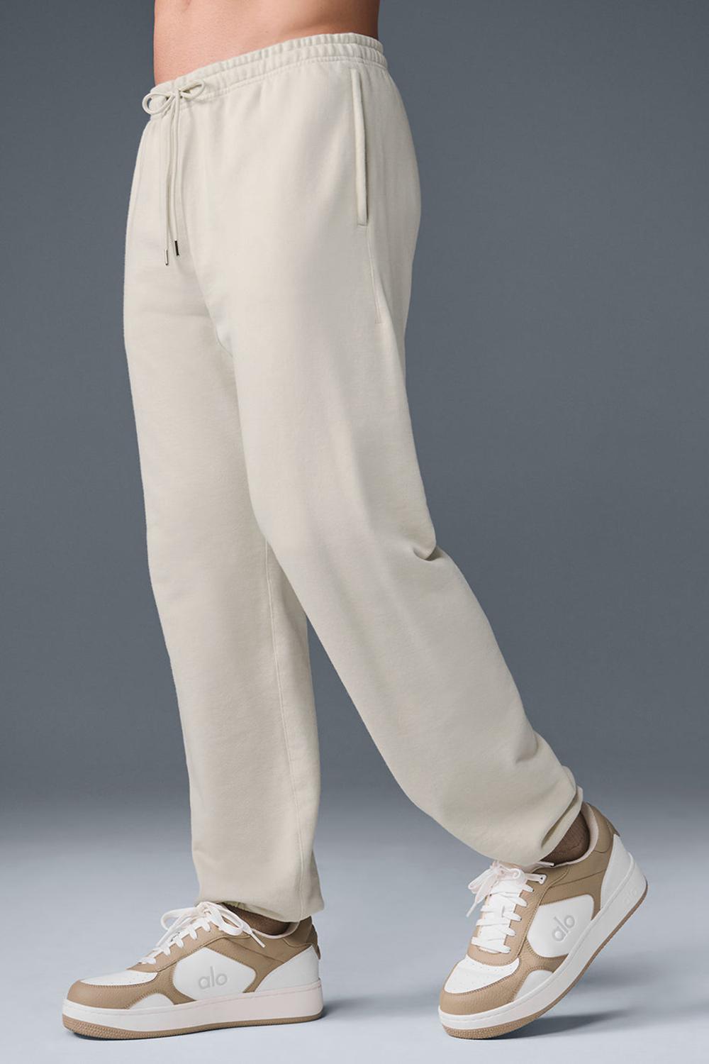 Pantalon Deportivo Alo Yoga Chill Hombre Bone | Colombia  GTOW-39426