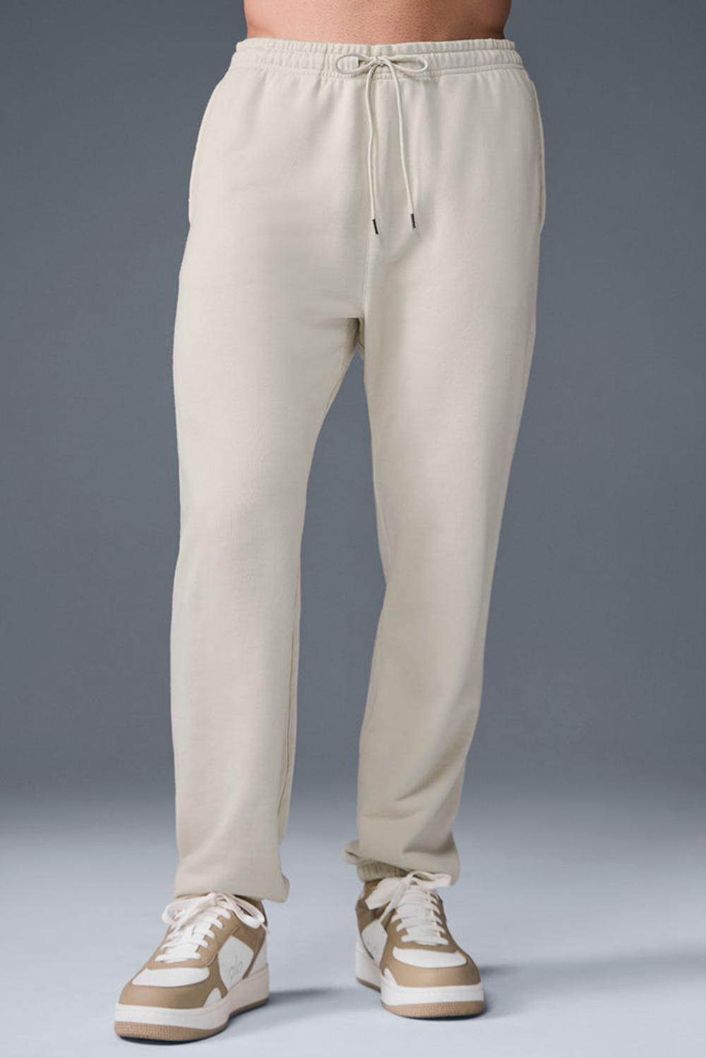 Pantalon Deportivo Alo Yoga Chill Hombre Bone | Colombia  GTOW-39426