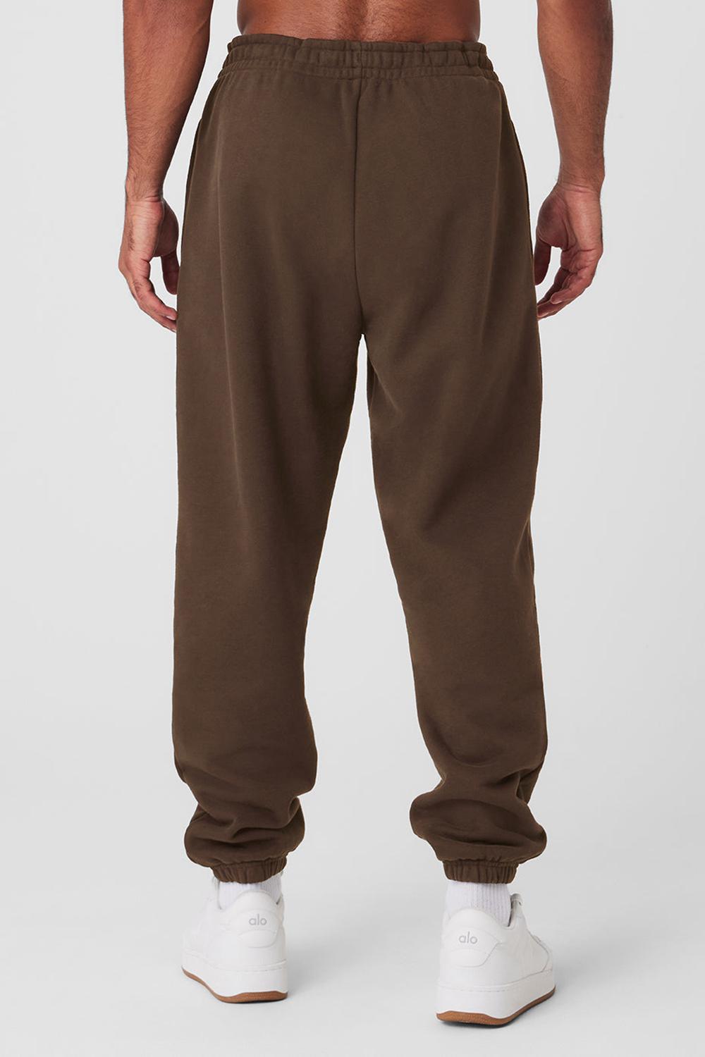 Pantalon Deportivo Alo Yoga Cuffed Renown Heavy Weight Hombre Espresso | Colombia  AVRX-38901