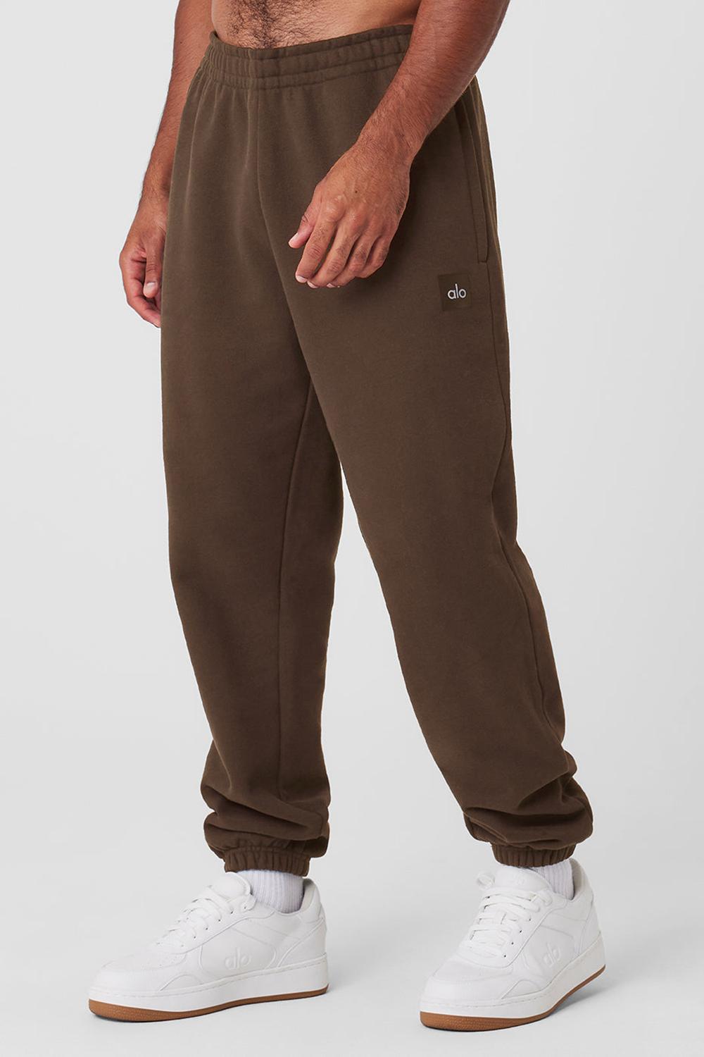 Pantalon Deportivo Alo Yoga Cuffed Renown Heavy Weight Hombre Espresso | Colombia  AVRX-38901