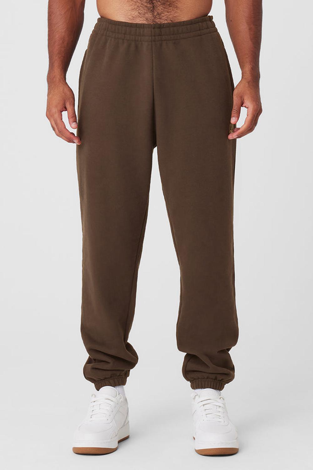 Pantalon Deportivo Alo Yoga Cuffed Renown Heavy Weight Hombre Espresso | Colombia  AVRX-38901