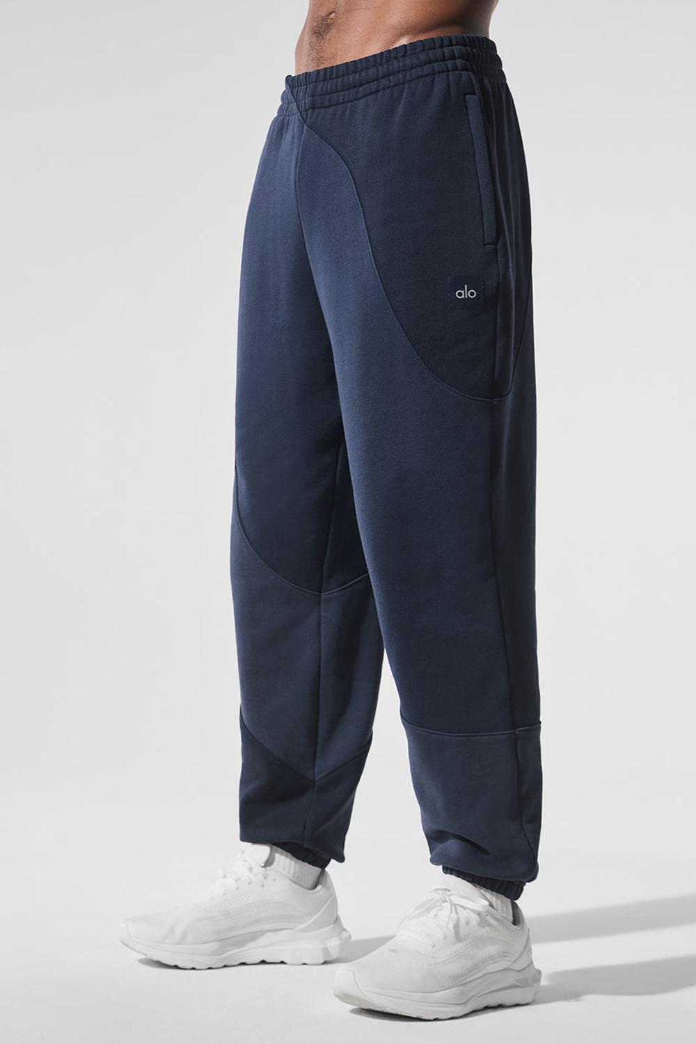 Pantalon Deportivo Alo Yoga Make Waves Hombre Azul Marino | Colombia  CBAP-84319