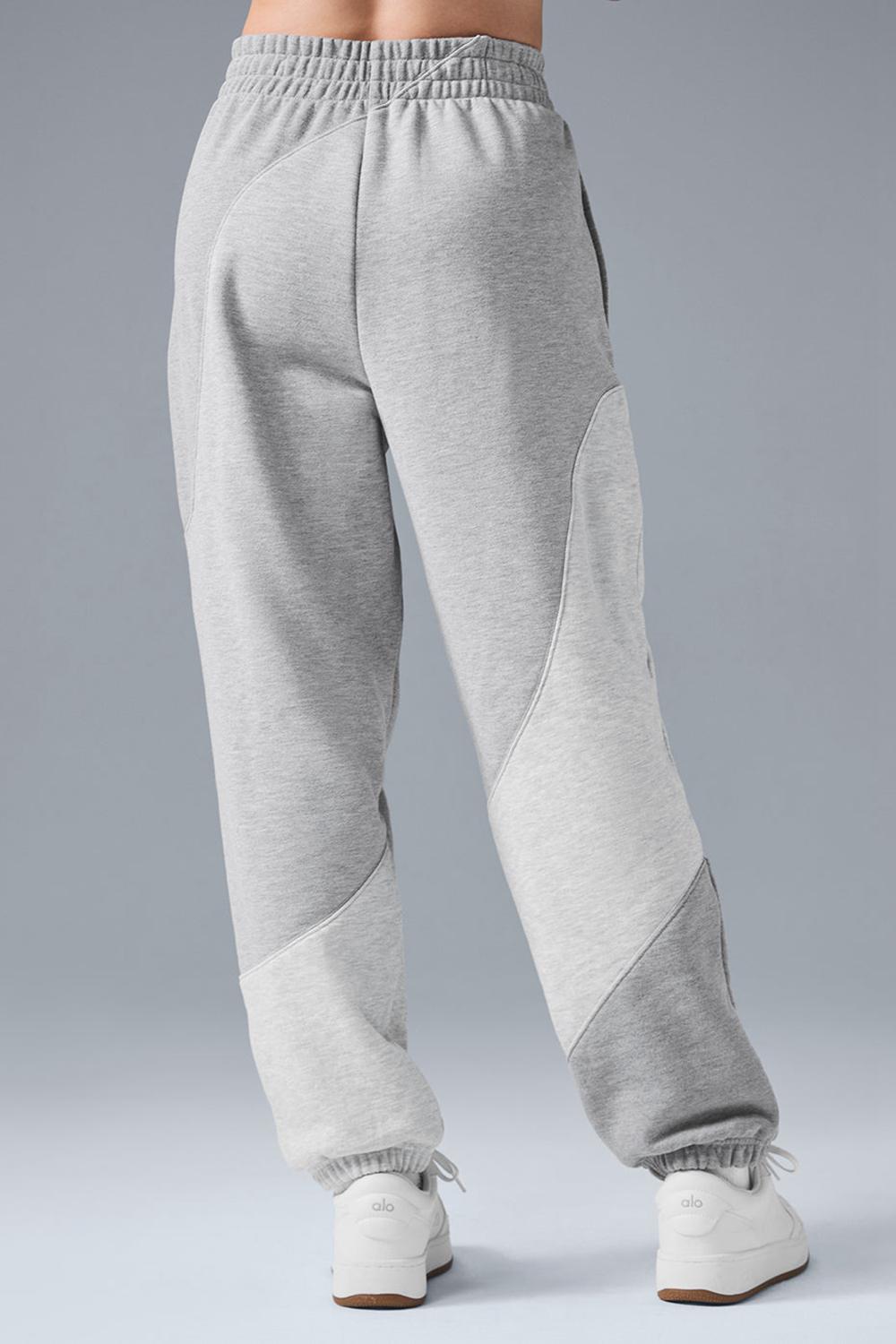 Pantalon Deportivo Alo Yoga Make Waves Mujer Gris | Colombia  ADFO-86934