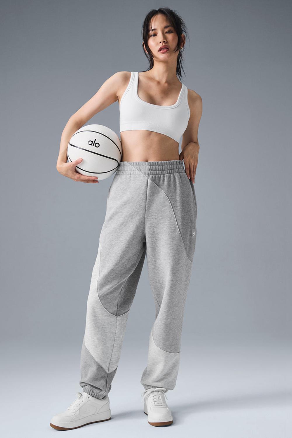 Pantalon Deportivo Alo Yoga Make Waves Mujer Gris | Colombia  ADFO-86934