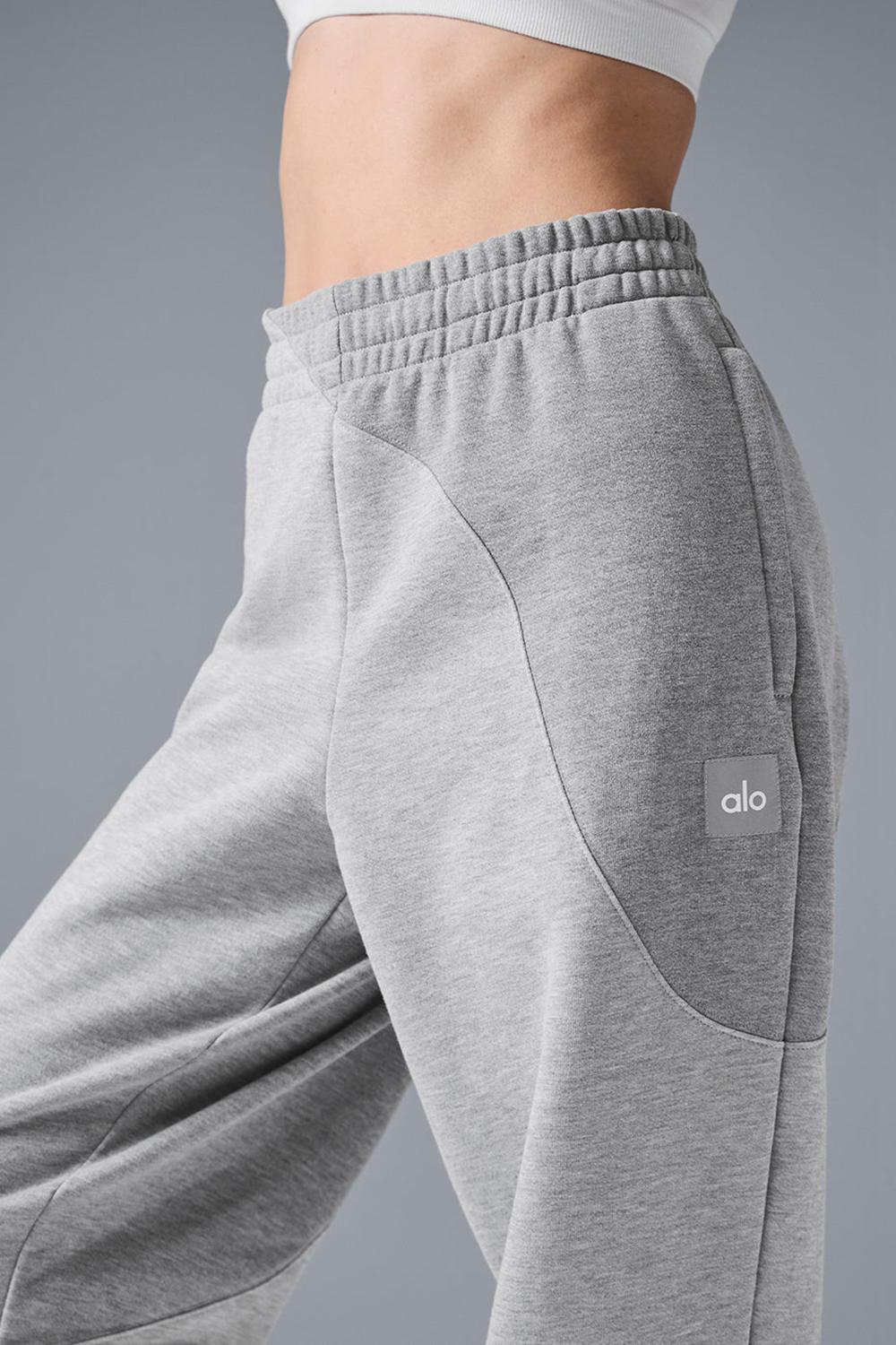 Pantalon Deportivo Alo Yoga Make Waves Mujer Gris | Colombia  ADFO-86934