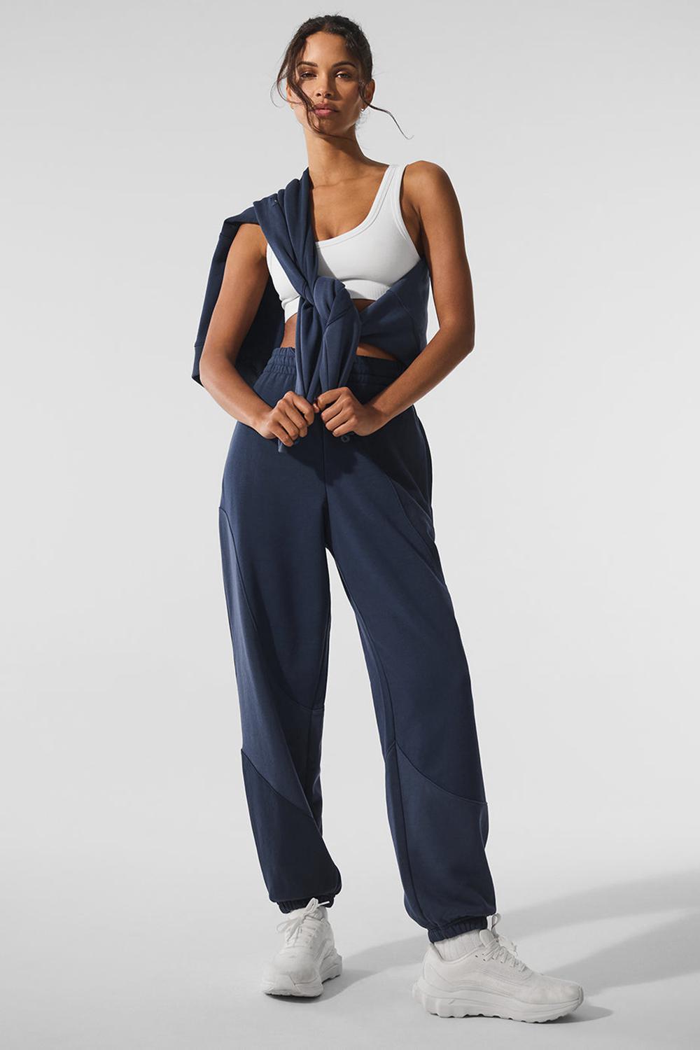 Pantalon Deportivo Alo Yoga Make Waves Mujer Azul Marino | Colombia  BITA-72015