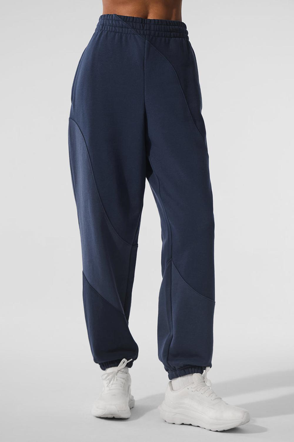 Pantalon Deportivo Alo Yoga Make Waves Mujer Azul Marino | Colombia  BITA-72015