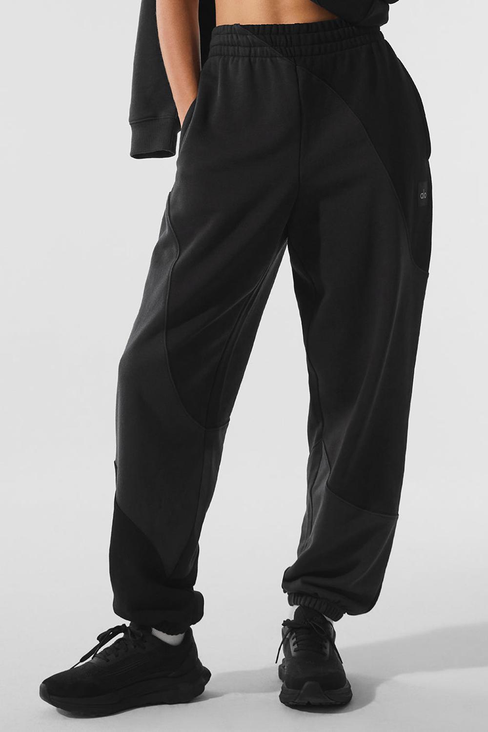 Pantalon Deportivo Alo Yoga Make Waves Mujer Negras | Colombia  SJNR-87364