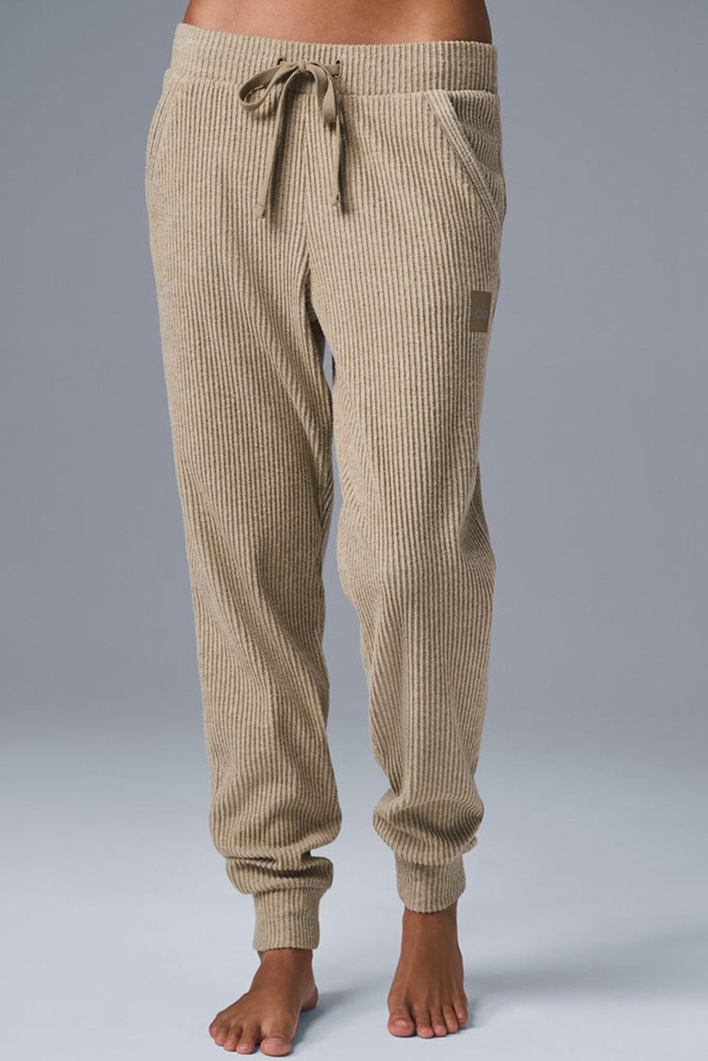 Pantalon Deportivo Alo Yoga Muse Mujer Gravel Heather | Colombia  KHWY-05918