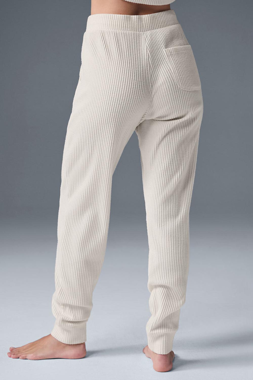 Pantalon Deportivo Alo Yoga Muse Mujer Ivory | Colombia  PLRC-27914