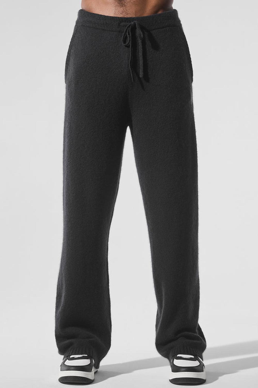 Pantalon Deportivo Alo Yoga New Class Cashmere Hombre Negras | Colombia  WUFH-46958