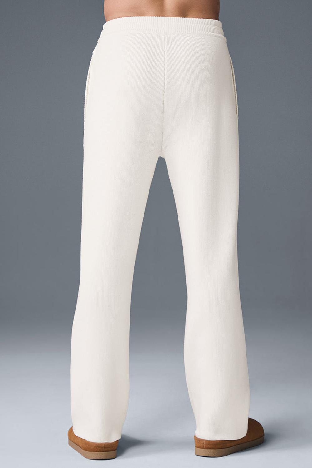 Pantalon Deportivo Alo Yoga Scholar Straight Leg Hombre Ivory | Colombia  UGVJ-90283
