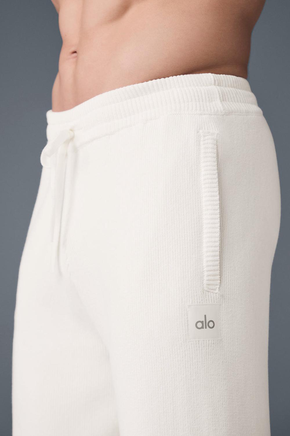 Pantalon Deportivo Alo Yoga Scholar Straight Leg Hombre Ivory | Colombia  UGVJ-90283