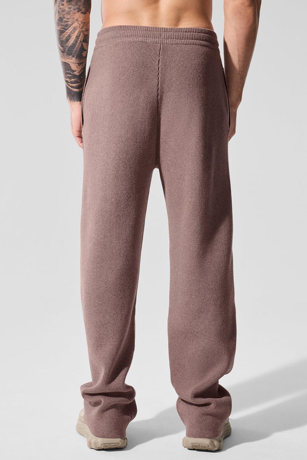 Pantalon Deportivo Alo Yoga Scholar Straight Leg Hombre Mushroom Heather | Colombia  RZIX-18209
