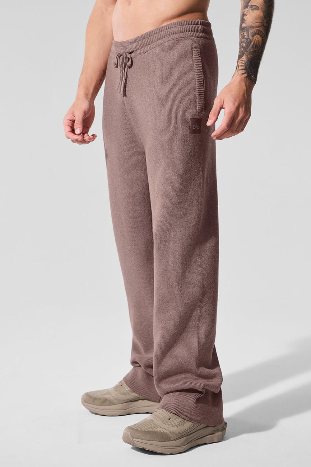 Pantalon Deportivo Alo Yoga Scholar Straight Leg Hombre Mushroom Heather | Colombia  RZIX-18209