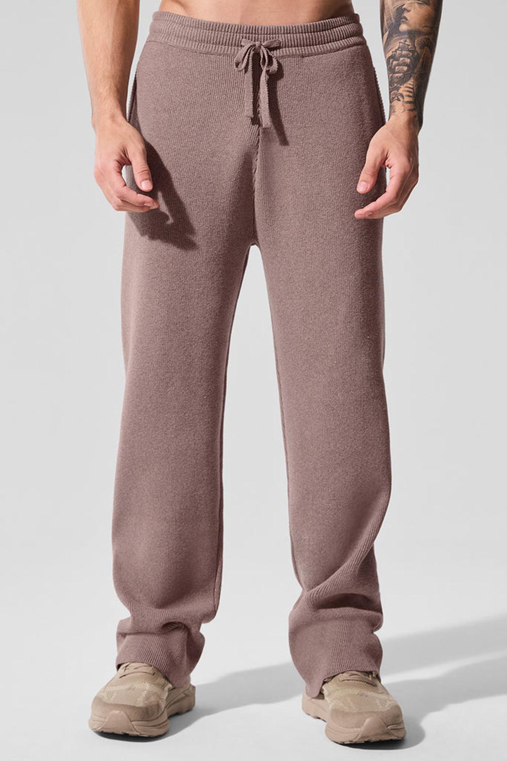 Pantalon Deportivo Alo Yoga Scholar Straight Leg Hombre Mushroom Heather | Colombia  RZIX-18209